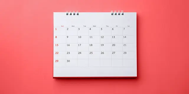 Calendar for events
